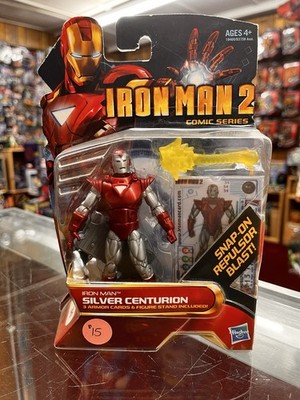 NEW IRON MAN 2 COMIC SERIES SILVER CENTURION 3.75 ACTION FIGURE #34