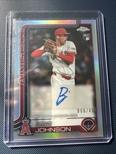 2025 Topps Chrome Update Autographs Ryan Johnson #AC-RJO Refractor /499 (AU, RC)