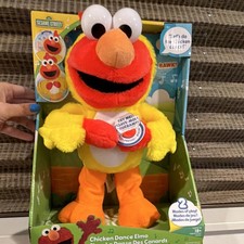 Sesame Street Chicken Dance Elmo Plush Interactive Talking Toy 2023