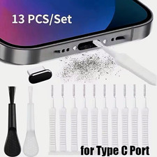13PCS Type C Port Cleaning Kit Mini Brush Set, Multifunctional For iPhone