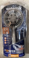 Waterpik PowerPulse 7 Sprays Massage Handheld Shower Head Brushed Nickel New