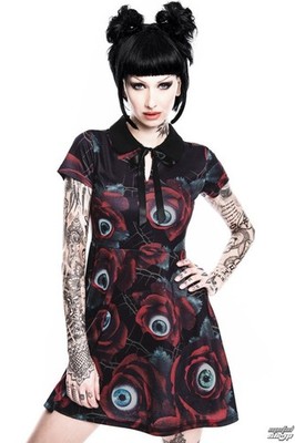 Killstar Kleid Dress Women Augen C U In Paradise Halloween Gr. S