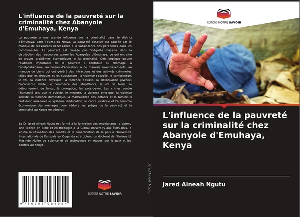 Jared Aineah Ngutu | L'influence De La Pauvreté Sur La Criminalité Chez...-image