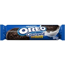 Oreo Vanilla Cream Filled Cookies 4 x 154g Pack of 4