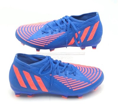 Adidas Predator Edge.2 FG Soccer Cleats Hi Res Blue Turbo Men's Size 9 GW2270