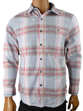 Tommy Bahama Mens Flannel Shirt New 2XL XL 3XL M Gray Canyon Beach Unwind