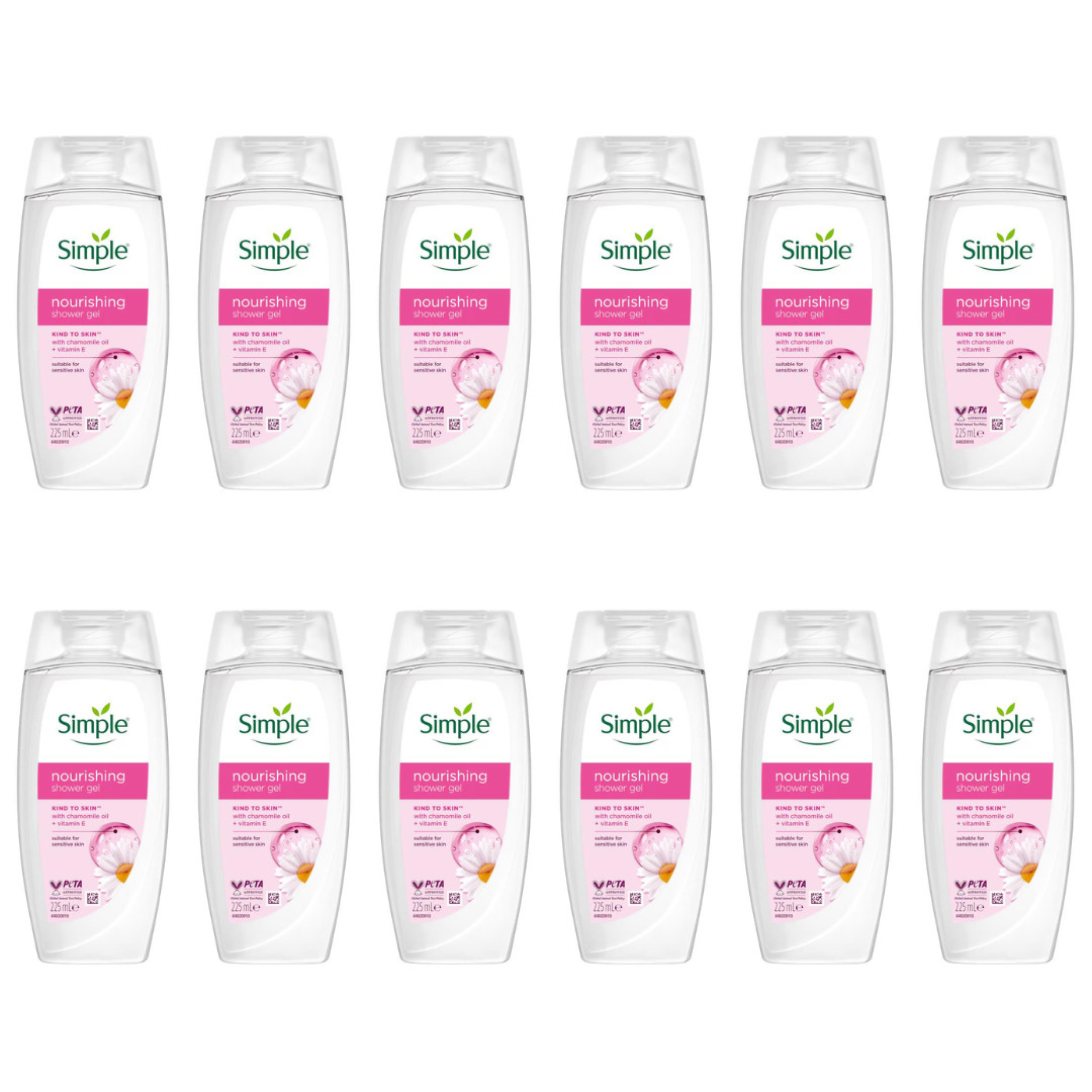 Simple Nourishing Shower Cream With Geranium Oil 225ml - Image 11