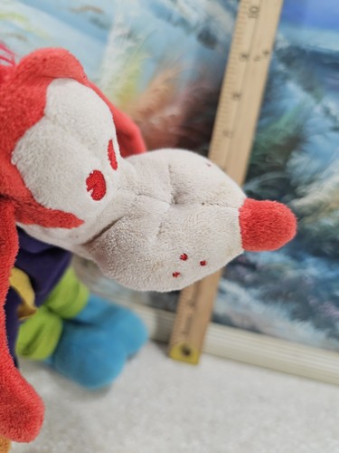 Authentic Original Disney Parks Red and Blue Goofy Plush 11" Colorful *Read* - Picture 6 of 12