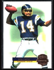 2012 Topps #QI-DF Dan Fouts QB Immortals