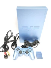 SONY PS2 Fat  Game Console and Controller SCPH-39000 AQUA Region NTSC-J JAPAN