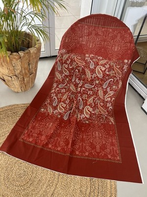 Bassetti Plaid Stoff MONNALISA R Rot 140x195 Tischdecke Vorhang Kissen NEU