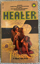 Healer SIGNED by F. Paul Wilson 1977 Dell PB 1st Printing LaNague Federation OOP