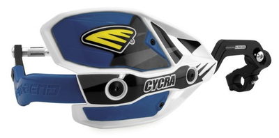 #ad Cycra Ultra Probend CRM Wrap Around Handguards White Husky Blue Motorcycle $174.18