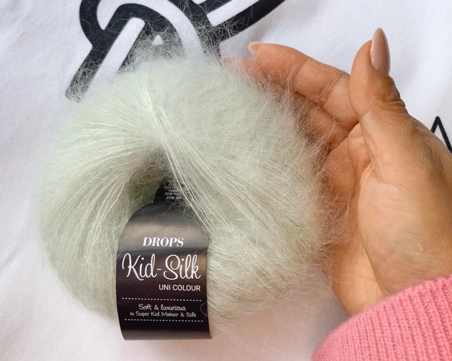 Fluffy Mohair Silk Yarn Kid Mohair Mulberry Silk Knitting Wool