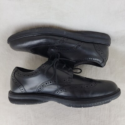 Nunn Bush Mens Comfort Gel Slip Resistant Black Leather  display picture 2