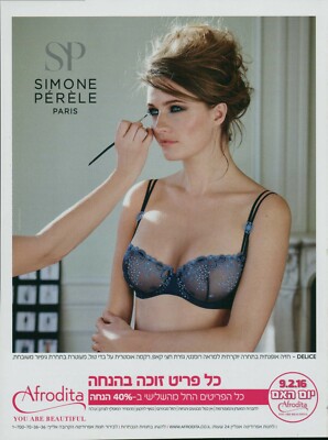 Simone Perele Dessous Magazin Print Anzeige BH Höschen Höschen Strumpfwaren S...