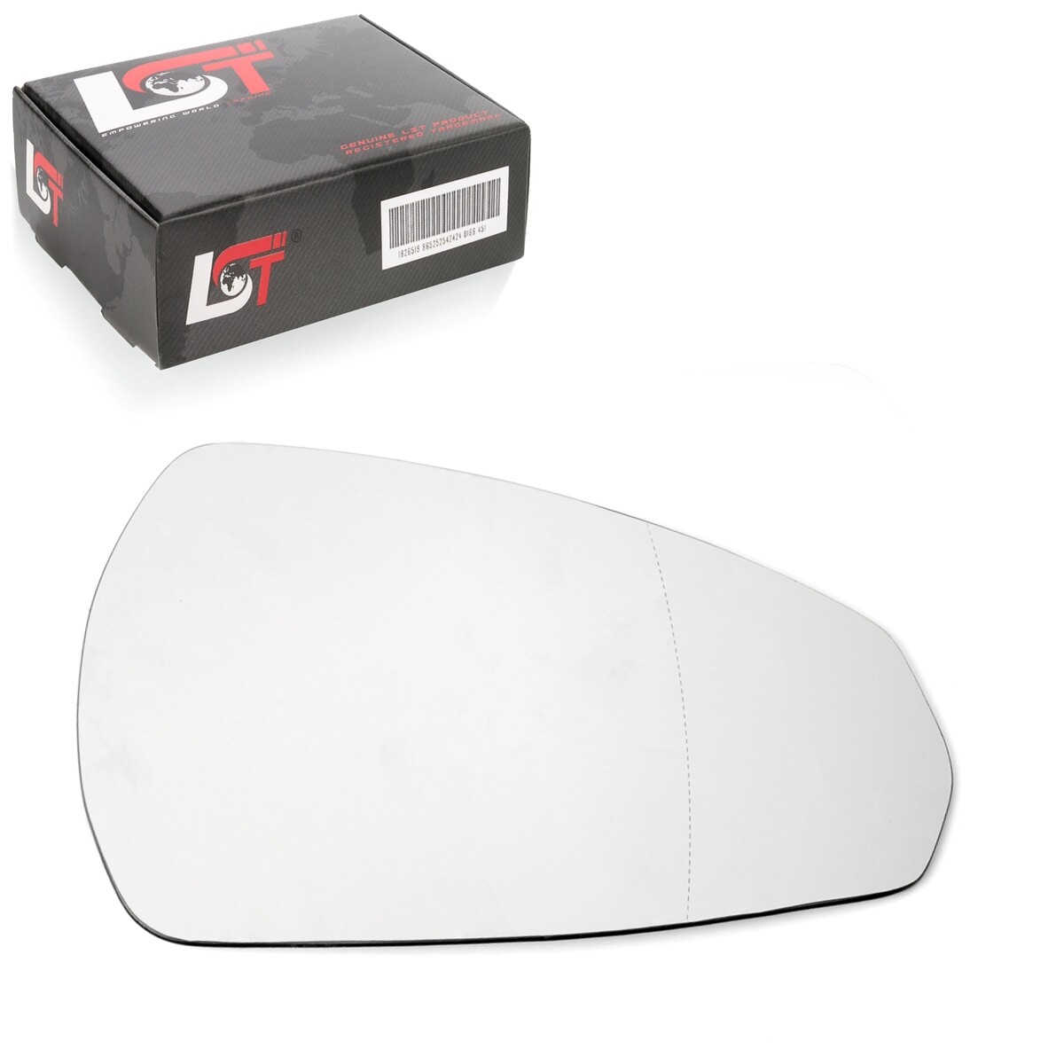 Exterior Mirror Glass Adhesive Aspherical Right for Audi A3 Cabrio 8V 13-
