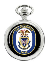 USS Vicksburg CG-69 Pocket Watch