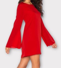 Likely Women’s Perry Dress Size 0 Bell Sleeve Quiet Luxury Scarlet Feminine NWOT