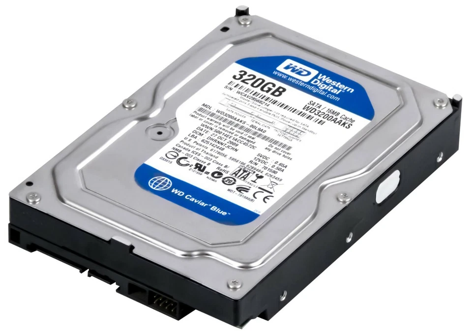 Hard Drive Western Digital Blue 320GB WD3200AAKS 16MB 7200RPM SATA II 3.5' - Image 3 of 4