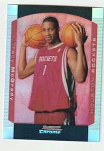 tracy mcgrady bowman chrome 2004 refractor 130/300