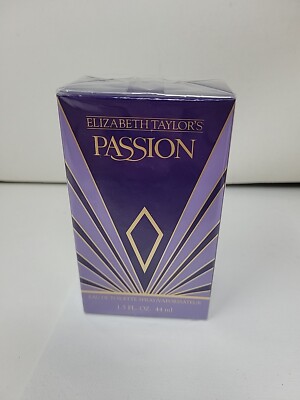 Elizabeth Taylor's Passion 1.5 oz / 44 ml Eau De Toilette ( Sealed New)