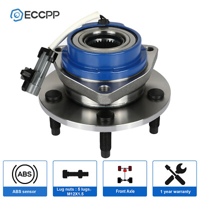 ECCPP 1Pc Wheel Hub Bearing Front For Buick Regal Century Pontiac Grand Prix FWD