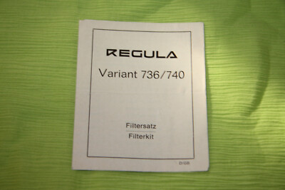 Regula zu dem Blitz Variant 736 / 740 - Filtersatz/Filterkit