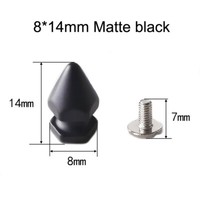 Metall Punk Nieten Kegel Spikes Punkte Nieten FüR Lederjacke GüRtel Basteln Diy