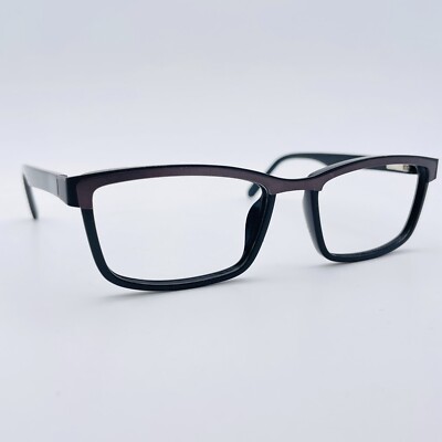 SPECSAVERS Brille SCHWARZ ECKIG Brillengestell MOD: ABGERIEBEN