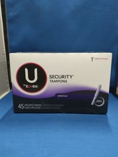U By Kotex Security Tampons Multipack Regular Super Absorbency Unscented 30co For Sale Online Ebay