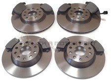 VW GOLF V MK5 2.0T GTi 04-09 FRONT & REAR BRAKE DISCS & PADS CHECK SIZE CHOICE