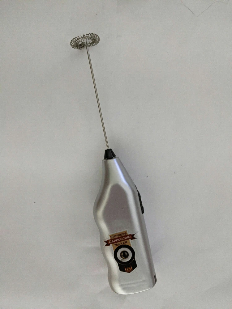 milk frother handheld battery operated electric coffee cappuccino kitchen