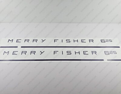 JEANNEAU MERRY FISHER 625 DECALS SET 190cm x 3cm 2pcs.