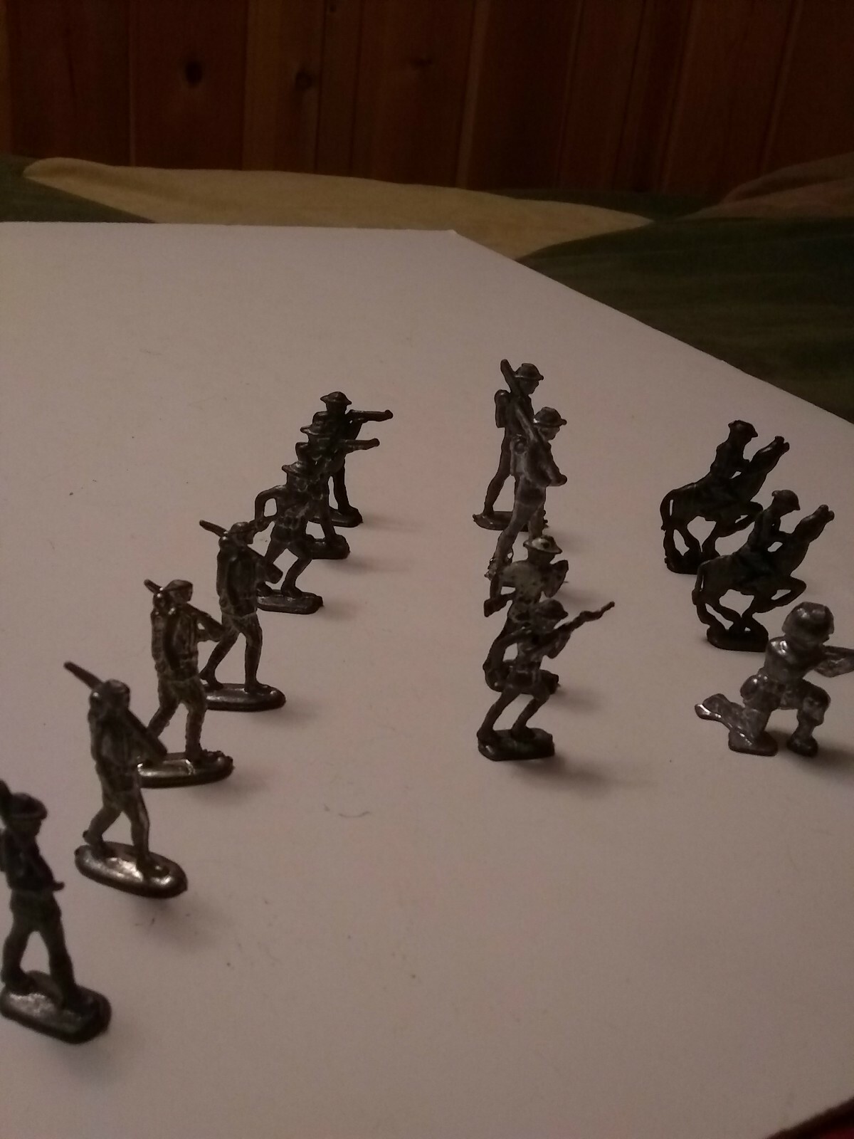 Lot of 15 Miniature Lead Soldiers eBay