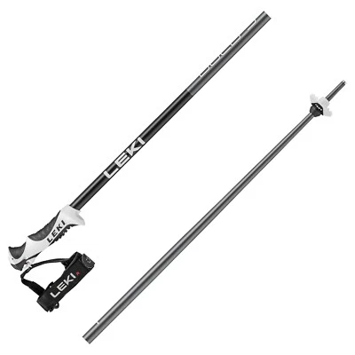 Leki Bold S / 18 mm - black / white - Unisex Skistöcke mit Trigger S