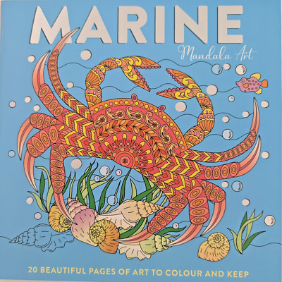 Mandala Malbuch für Erwachsene Edles Ausmalbuch 20 Marine Motive Ausmalen Malen