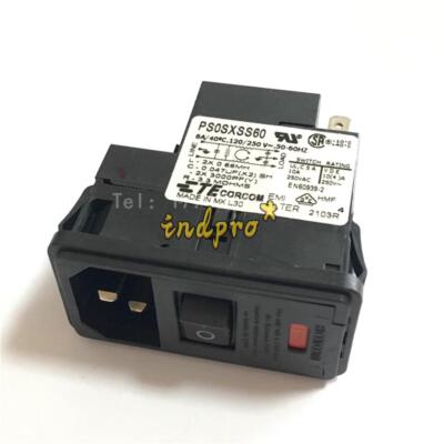 1pc PS0SXSS60 2-6609107-0 Corcom filter switch socket