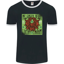 T-Shirt Ringer Chance De Barbe Gingembre Pour Hommes De La Saint-Patrick FotL