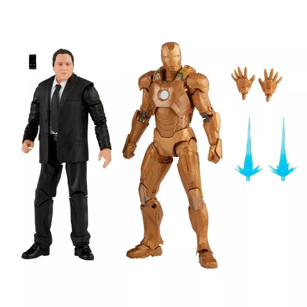 Happy Hogan & Iron Man Mark XXI Pack Marvel Legends Iron Man 3 The Infinity Saga
