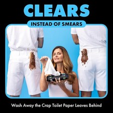 DUDE Wipes - Flushable Wipes - 6 Pack, 288 Wipes - Unscented Extra-Large Adult