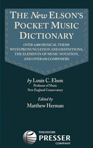 The New Elson's Pocket Music Dictionary     sheet music - Picture 1 of 2