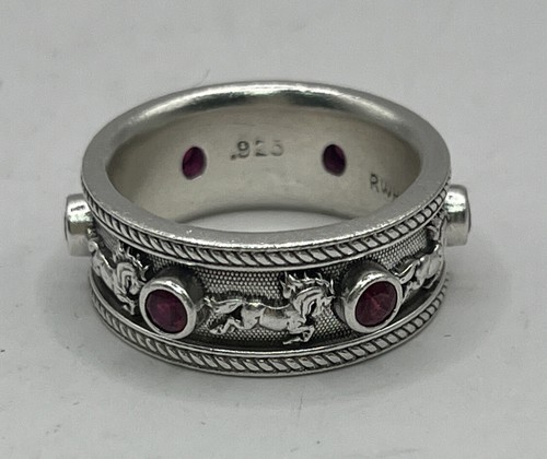 Foal of the Four Winds Ring with 3mm Rubies