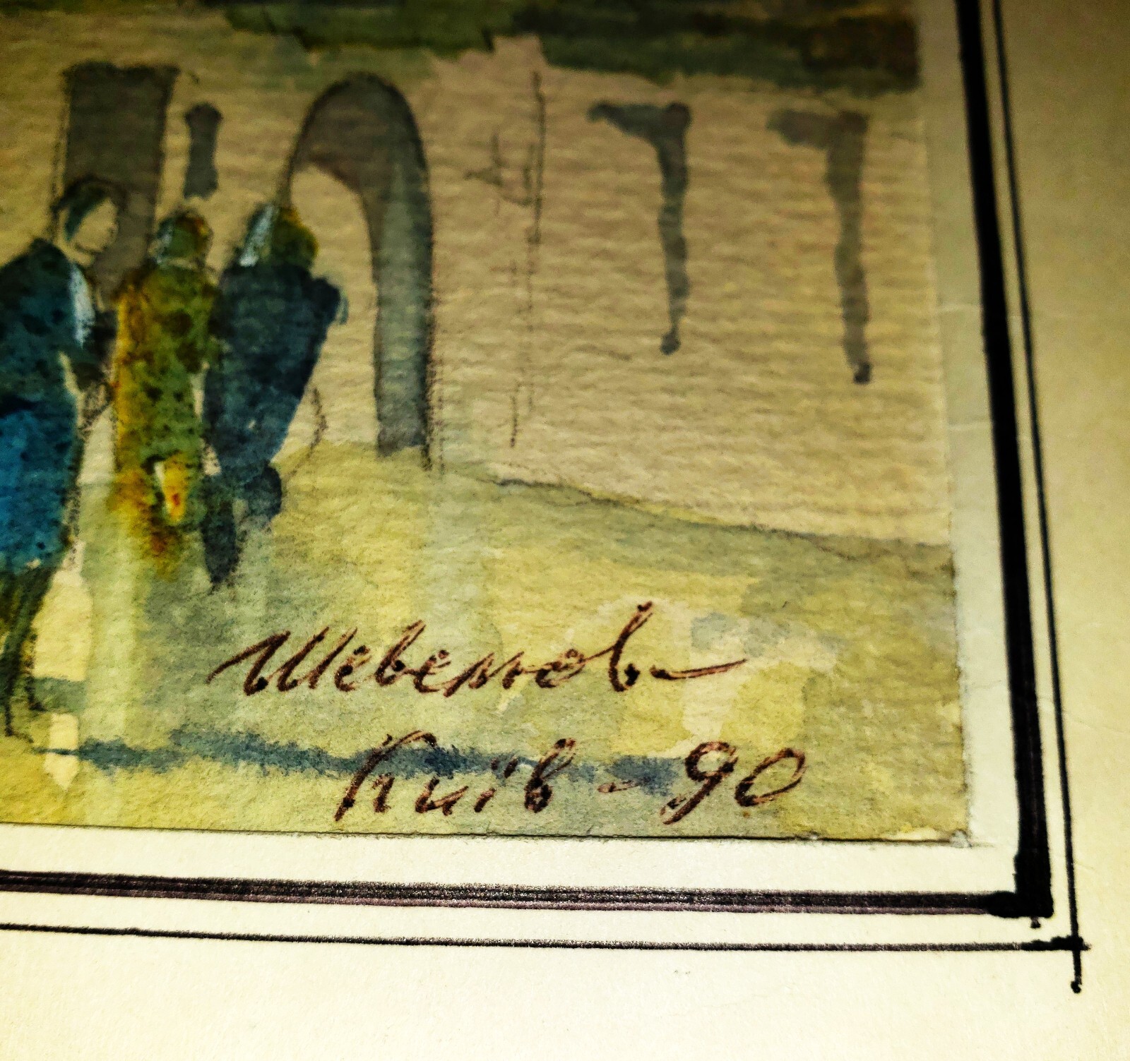 DOROTHY SPANGLER (b. 1928) Pencil SIGNED Cafe Scene Large Serigraph 66/350 WOW!