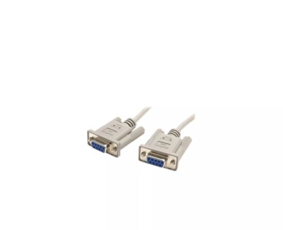 StarTech 10ft DB9 RS232 Serial Null Modem Cable F/F SCNM9FF New