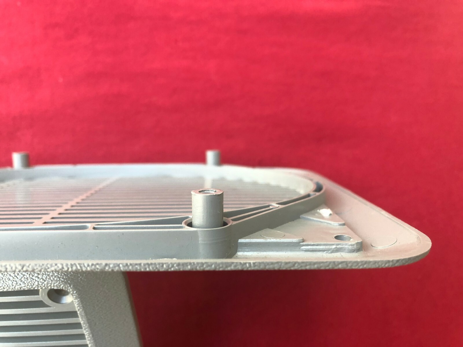 PAIR of 63/8 x 83/4 Gray SPEAKER GRILLE COVER OEM Ford cargo van car