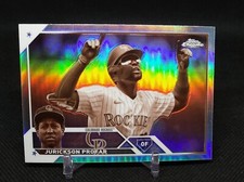 2023 Topps Chrome Update Jurickson Profar Sepia Colorado Rockies + Base