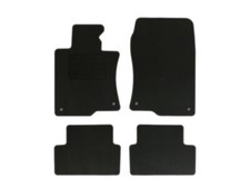 Velours Fußmatten für Honda Accord VIII Bj. 2008 – 2011 Automatten SCHWARZ PREM 