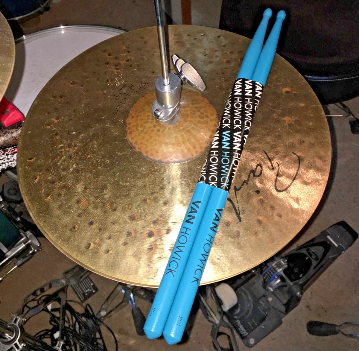Blue 2024 drum sticks