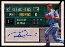 2019 Donruss Bleachers Inc. Autographs Rhys Hoskins Auto #BI-RH